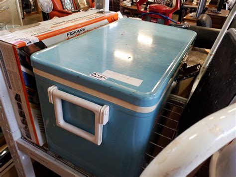 vintage metal coolers